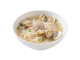 Clam and Glass Noodle Soup Bowl
