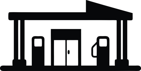 gas station vector icon.