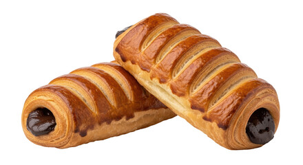 Isolated Chocolate Croissant