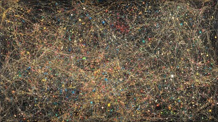 Abstract Colorful Dotted Pattern Background