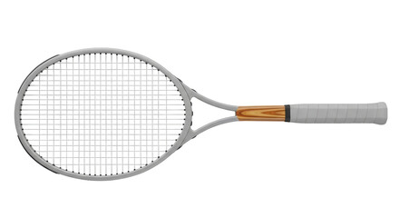 Isolated Tennis Racket