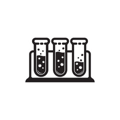 Isolated test tube icon, vector illustration design