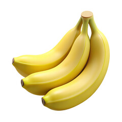 bananas isolated on white background