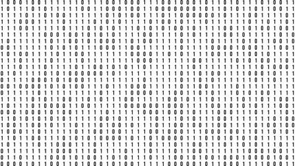vertical stream of glowing binary digits (0s and 1s) in blue over a black background. Perfect for futuristic animations, cyberpunk intros, coding videos, or hacker-themed visuals.