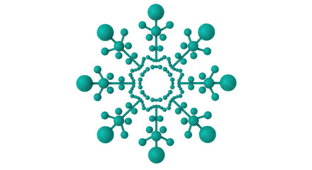 Isolated Snowflake