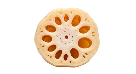 Isolated Lotus Root Slice