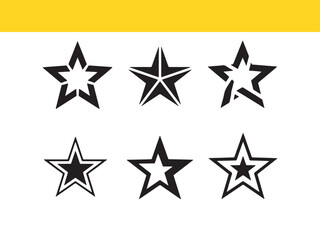 A collection of six vintage naval anchor icons, featuring various black silhouette designs with and without ropes for maritime themes.