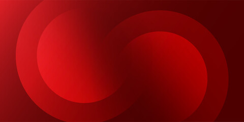 Obraz premium Red abstract background. Dynamic shapes composition.vector illustration