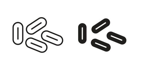 Obraz premium Yeast icon vector design element logo template