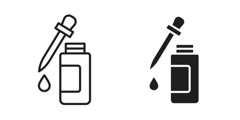 Serum icon vector design element logo template