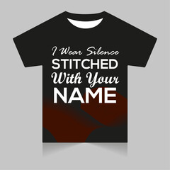 front t-shirt vector design template	