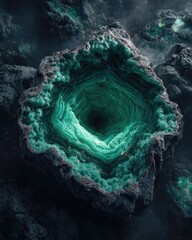 Abstract Geometric Space Tunnel Design