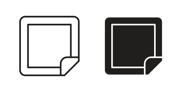 Nicotine patch icon vector design element logo template