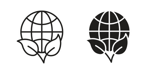 Environment icon vector design element logo template