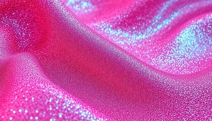 Abstract flowing glitter surface in shades of pink and light blue, festive and luxurious, perfect for a backdrop or special occasion