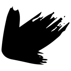 Brush Stroke Arrow Icons PNG. Watercolor Brush Stroke Arrows PNG. Hand-Drawn Brush Arrows PNG Set