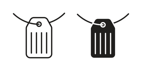 Dog tag icon vector design element logo template