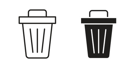 Delete icon vector design element logo template