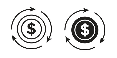 Cash flow icon