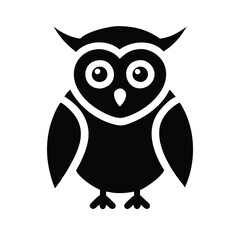 Owl logo vector art design.