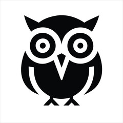 Owl logo vector art design.