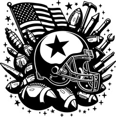 Fototapeta premium Gridiron Glory