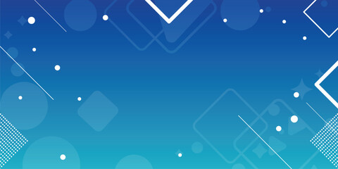 Abstract Geometric Vector Background with Modern Colorful Shapes