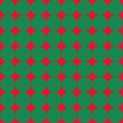 red and green seamless pattern