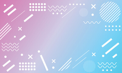 Abstract Geometric Vector Background with Modern Colorful Shapes