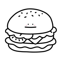 burger and hamburger