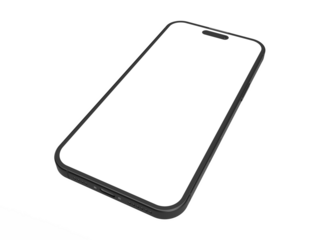 スマートフォンiPhone16の3Dイラストレーション