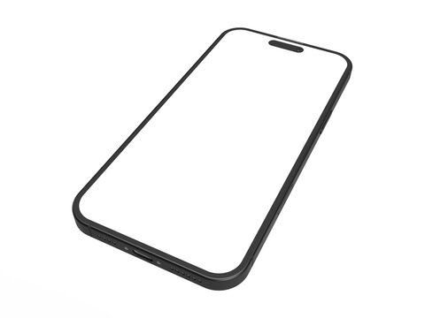 スマートフォンiPhone16の3Dイラストレーション