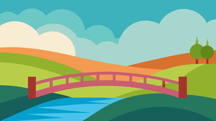 vector illustration of a landscape