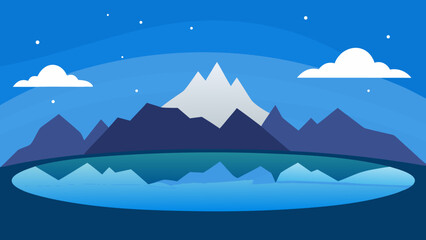 Fototapeta premium winter mountain landscape