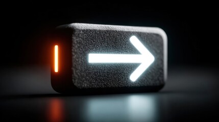 Click on Follow Button with Arrow Cursor, Social Media Animation on Alpha Channel