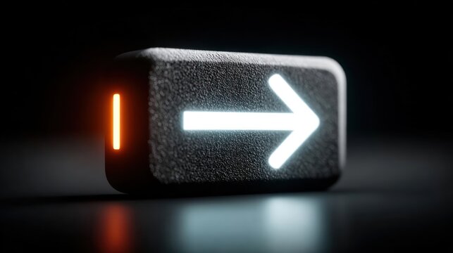 Click on Follow Button with Arrow Cursor, Social Media Animation on Alpha Channel