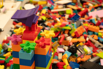 colorful plastic toy blocks © Despina Liopiari