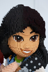 plastic building block toys statue © Despina Liopiari