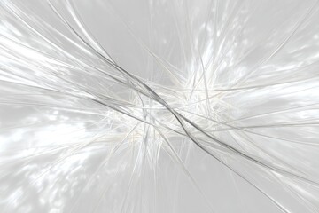 Abstract White Gray Design With Radial Lines