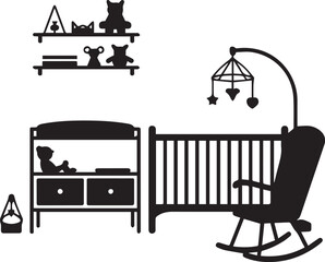 Fototapeta premium set of furniture