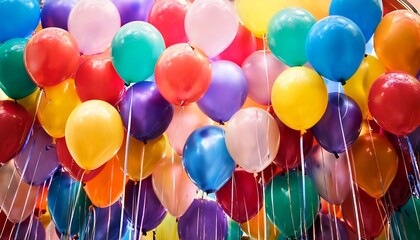 colorful balloons for celebrations and events