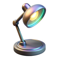 Illuminating Desk Lamp: An elegant desk lamp radiates a soft, warm glow, its sleek design adding a touch of sophistication to any workspace, offering a comforting presence.