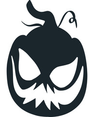 halloween pumpkin head