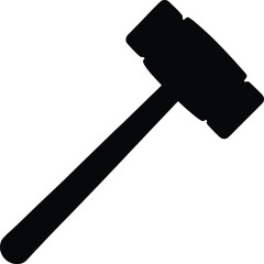 Mallet Silhouette Icon