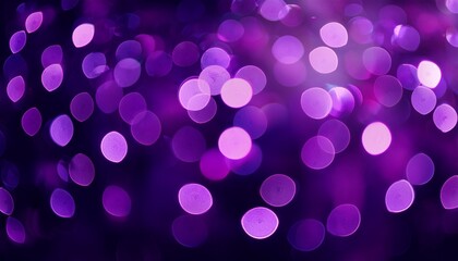purple glowing bokeh soft glowing circles in vibrant purple tones with smooth fade on dark background ideal for fantasy magic abstract light designs
