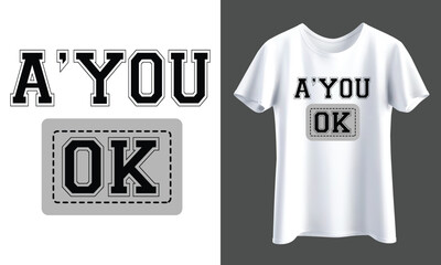 Naklejka premium Retro Varsity Lettering Vector – The design will be isolated from the background and Customable design