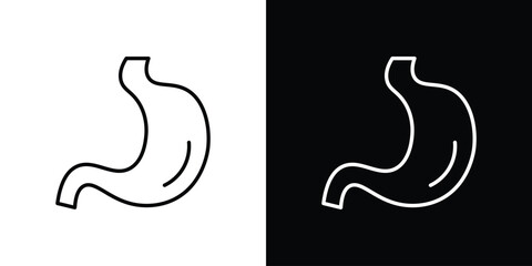 Stomach icon symbol template for graphic and web design collection logo vector illustration
