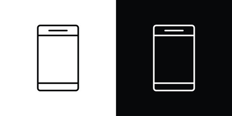 Smartphone icon symbol template for graphic and web design collection logo vector illustration