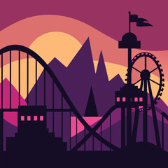 rainbow bridge over the river