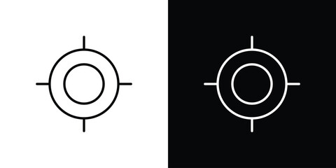 Focusing icon symbol template for graphic and web design collection logo vector illustration